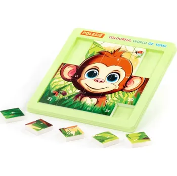 Hlavolam Hlavolam, logická skládačka "Opice" (25 dílků) (v sáčku) Wader P