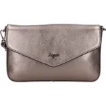 Dámská kožená crossbody kabelka Lagen Rikke - stříbrná