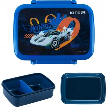 Svačinový box SVAČINOVÝ BOX S PŘEHRÁDKAMI DO ŠKOLY PRO CHLAPCE 420ml HOT WHEELS KITE