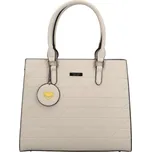 Luxusní dámská kabelka do ruky Delami Lush Gabi, krémová