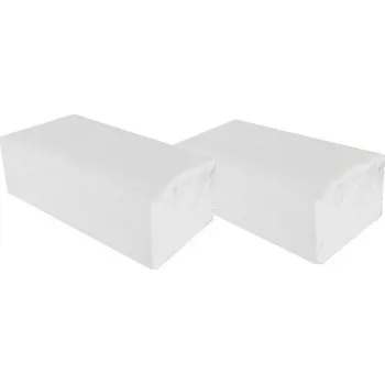 Papírové ručníky skládané Z-Z bílé / 2 vrstvé / 150 ks