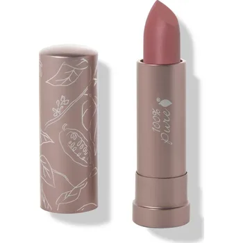 Rtěnka 100% Pure Fruit Pigmented® Matná rtěnka s kakaovým máslem Plume Pink