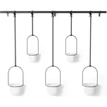 Plastové obaly na květináče v sadě 5 ks na bylinky/závěsné ø 7,5 cm Triflora – Umbra ID_1753112