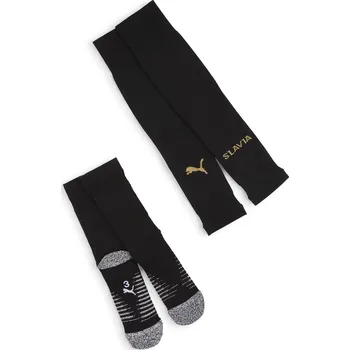 Pánské ponožky Puma TEAM SKS PLAIN SOCKS PROMO 775221_06 PUMA BLACK/MATTE PUMA GOLD 5