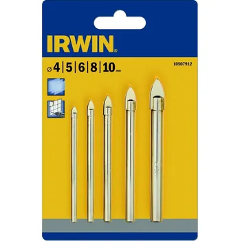 Vrták Sada vrtáků do skla Irwin 10507912 5 ks