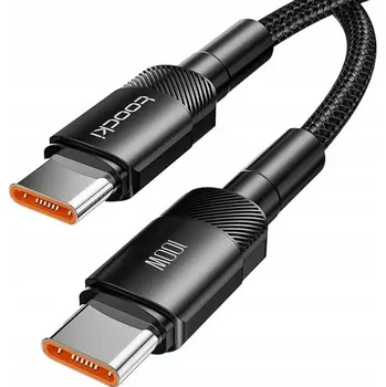 Datový kabel Kabel Toocki USB - USB 3.1 typ C, 3 m, černý