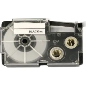 Pásek do tiskárny Páska - CASIO XR-18FRD - 18 mm signální červená - černý tisk - kompatibilní