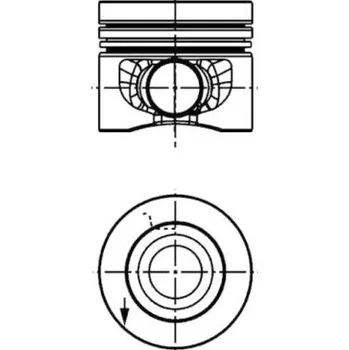 Píst motoru Píst KOLBENSCHMIDT 40558620
