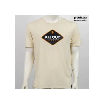Triko CCM All Outside SS Tee SR - BoneWhite, Velikost SR L (180 - 185 cm)