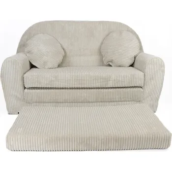 Pohovka Pohovka Fortisline Rosalia 100 x 170 cm manšestr béžová