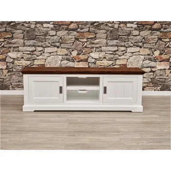 Televizní stolek Stolek pod tv masiv akácie Olympia