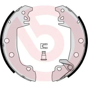 Brzdová čelist Sada brzdových čelistí BREMBO S 61 537