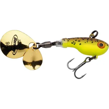 Umělá nástraha Berkley Nástraha Pulse Spintail Brown Chartreuse - 5 cm 5 g