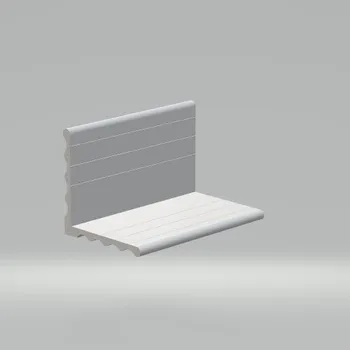 Stavební profil Flexface vnitřní roh pro boční profil 20 cm - vlnitý