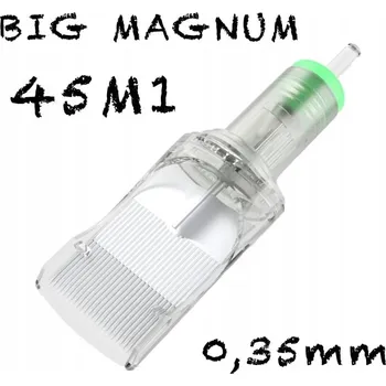 Tetovací jehla 45M1 PREMIUM CARTRIDGE 0,35MM BIG MAGNUM 1KS N18