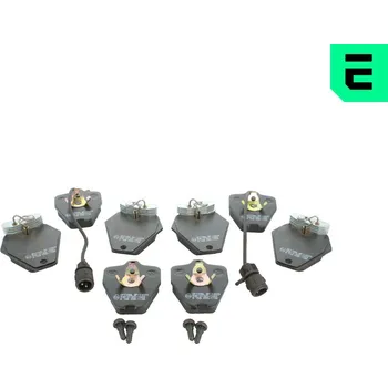 Brzdová destička Sada brzdových destiček, vždy 4 kusy v sadě OPTIMAL BP-10339