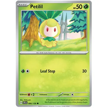 Sběratelská karetní hra Pokémon TCG Petilil 006/159