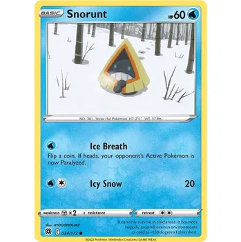 Karetní hra Pokémon TCG Snorunt 034/172