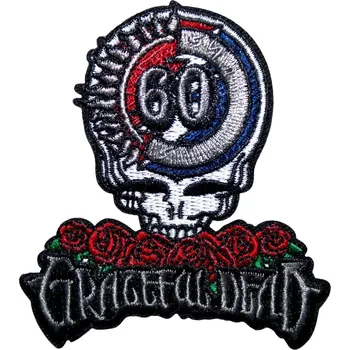 Pánské ponožky Grateful Dead 60th Anniversary Skull & Logo Nažehlovačka