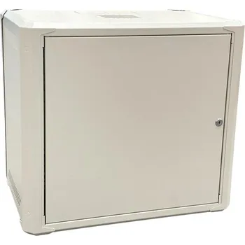 Racková skříň Rozvaděč Conexpro 19" 9U/400mm, FLAT PACK, jednodílný plechové dveře