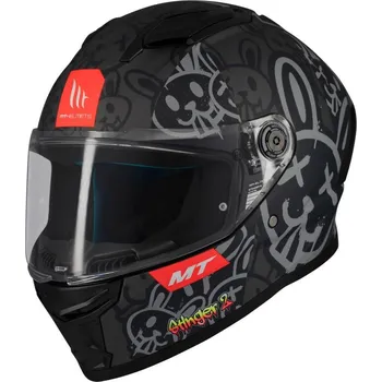 Helma na motorku MT Helmets Stinger 2 RAM F1 černo-šedá L + DÁREK + Doprava ZDARMA