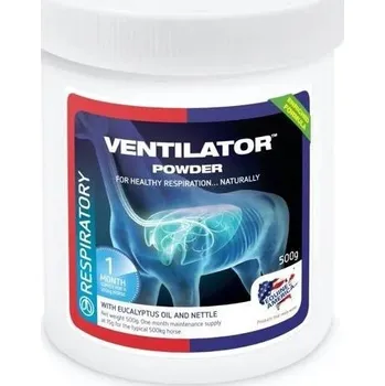 Equine America Ventilator prášek na cílenou přirozenou podporu dýchacího systému koní, balení 0,5 kg
