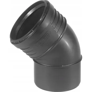 Vodovodní potrubí Wavin Koleno 110/45, SITECH+ černé