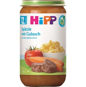 Dětská výživa Hipp BIO Špecle, guláš a hovězí maso 12m+ 250 g