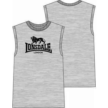 Pánské tričko Lonsdale Men&#039;s sleeveless t-shirt regular fit Lonsdale šedá 3280695