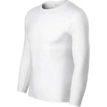 Pánské tričko Progress LS tričko unisex bílá XXXL