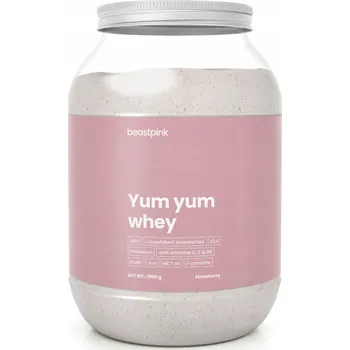 Protein Protein BeastPink prášek 1000 g příchuť jahoda