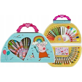 Výtvarná sada Výtvarná sada prasátko Pepa Undercover , 51 ks