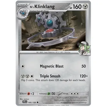 Karetní hra Pokémon TCG N´s Klinklang 105/159