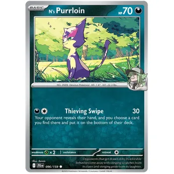 Sběratelská karetní hra Pokémon TCG N´s Purrloin 096/159