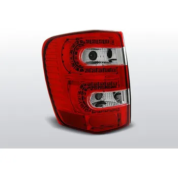 Zadní světlomet Zadní světla diodové, JEEP GRAND CHEROKEE, 1999-2005, ČERVENÁ BÍLÝ LED (96.LDCH08)
