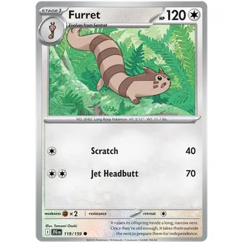 Karetní hra Pokémon TCG Furret 119/159