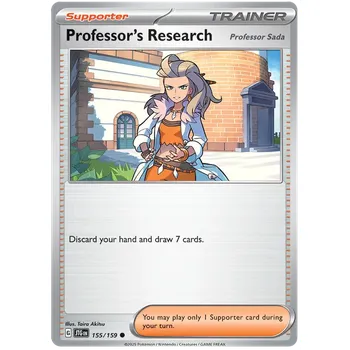 Karetní hra Pokémon TCG Professor's Research 155/159