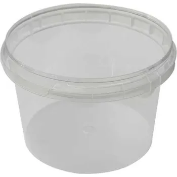 Jednorázové nádobí kelímek kulatý 280 ml, PP, s pojistkou - transparentní