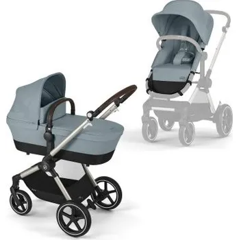 Kočárek Cybex Eos Lux - Taupe/Stormy Blue