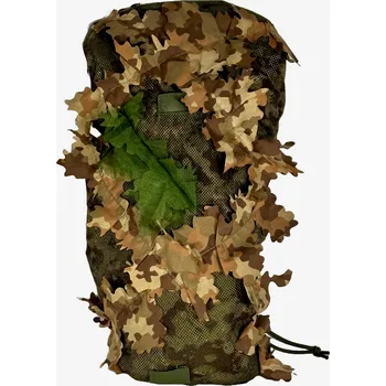 Kicking Mustang KMCS maskovací potah na batoh s 3D listy (malý) - Next-Gen Brown