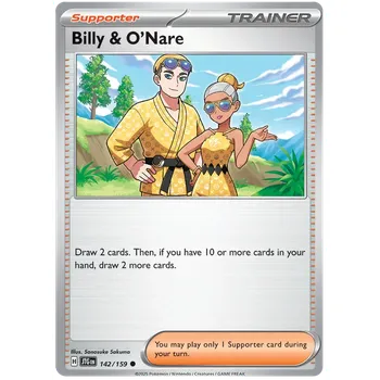 Karetní hra Pokémon TCG Billy & O'Nare 142/159