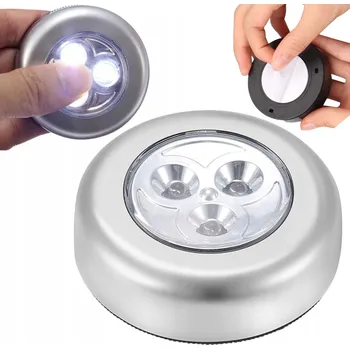 Lampička BEZDRÁTOVÁ DOTYKOVÁ LAMPičKA SAMOLEPICÍ STICK TOUCH 3 LED DO SKŘÍNĚ