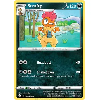 Sběratelská karetní hra Pokémon TCG Scrafty 099/203