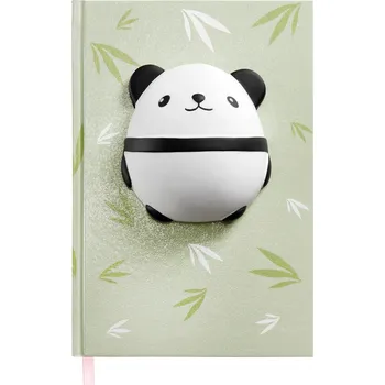 Zápisník A5 s figurkou Squishy Miquelrius - Panda