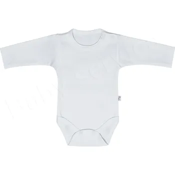Kojenecký body Body dlouhý rukáv jednobarevné Baby Service bílé velikost 86