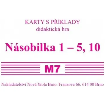Sada kartiček M7 - násobilka 1-5, 10 2-18