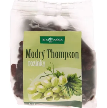 Sušené ovoce BIO Rozinky Modrý Thompson 200 g – BIO NEBIO