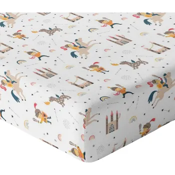 Prostěradlo PROSTĚRADLO DO POSTÝLKY 160x80 S GUMIČKOU HRUBÁ BAVLNA 100% POLSKÝ VÝROBEK