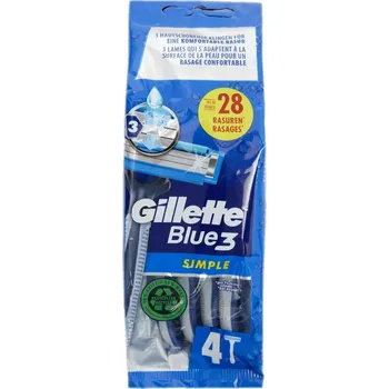 Holítko Jednorázový holicí strojek Gillette Simple 4 ks