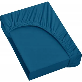 Prostěradlo Prostěradlo s gumou BestLowCost bavlněný satén 90 x 200 cm